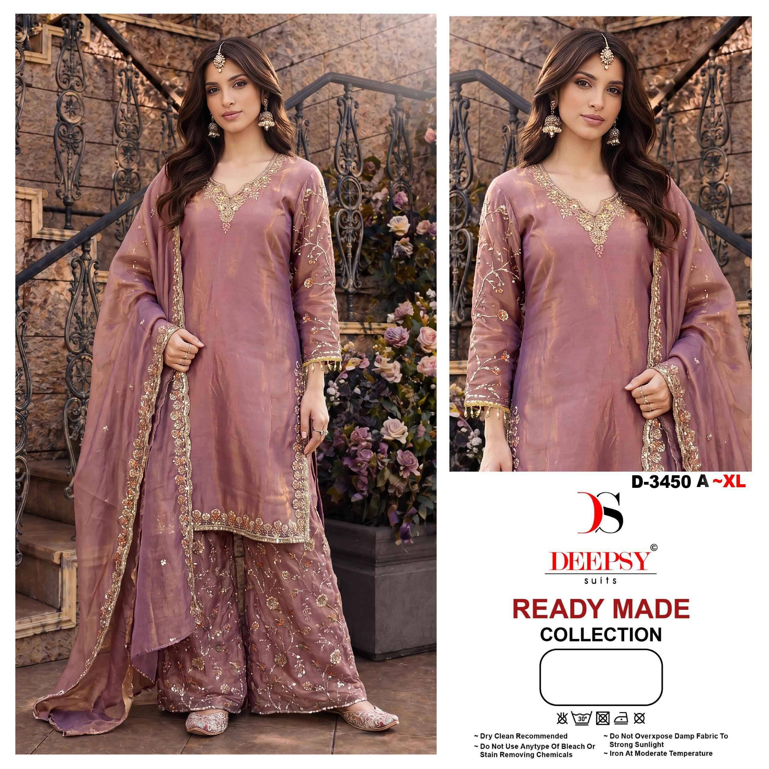 D-3450 by DEEPSY SUITS Pakistani Stylish Beautiful Colourful Printed & Embroidered Party Wear & Occasional Wear Pure cotton Dresses At Wholesale Price